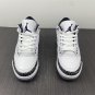 Air Jordan 3 White Black Dark Iris Cement Grey