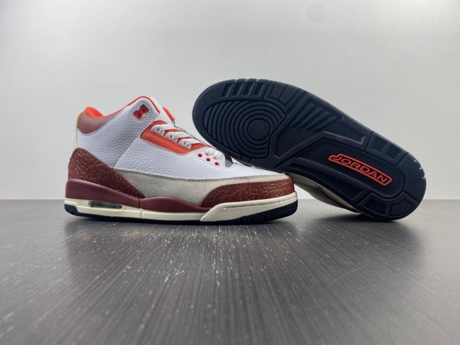 Air Jordan 3 White Black Mars Stone