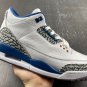 Air Jordan 3 Wizards White Metallic Copper True Blue Cement Grey