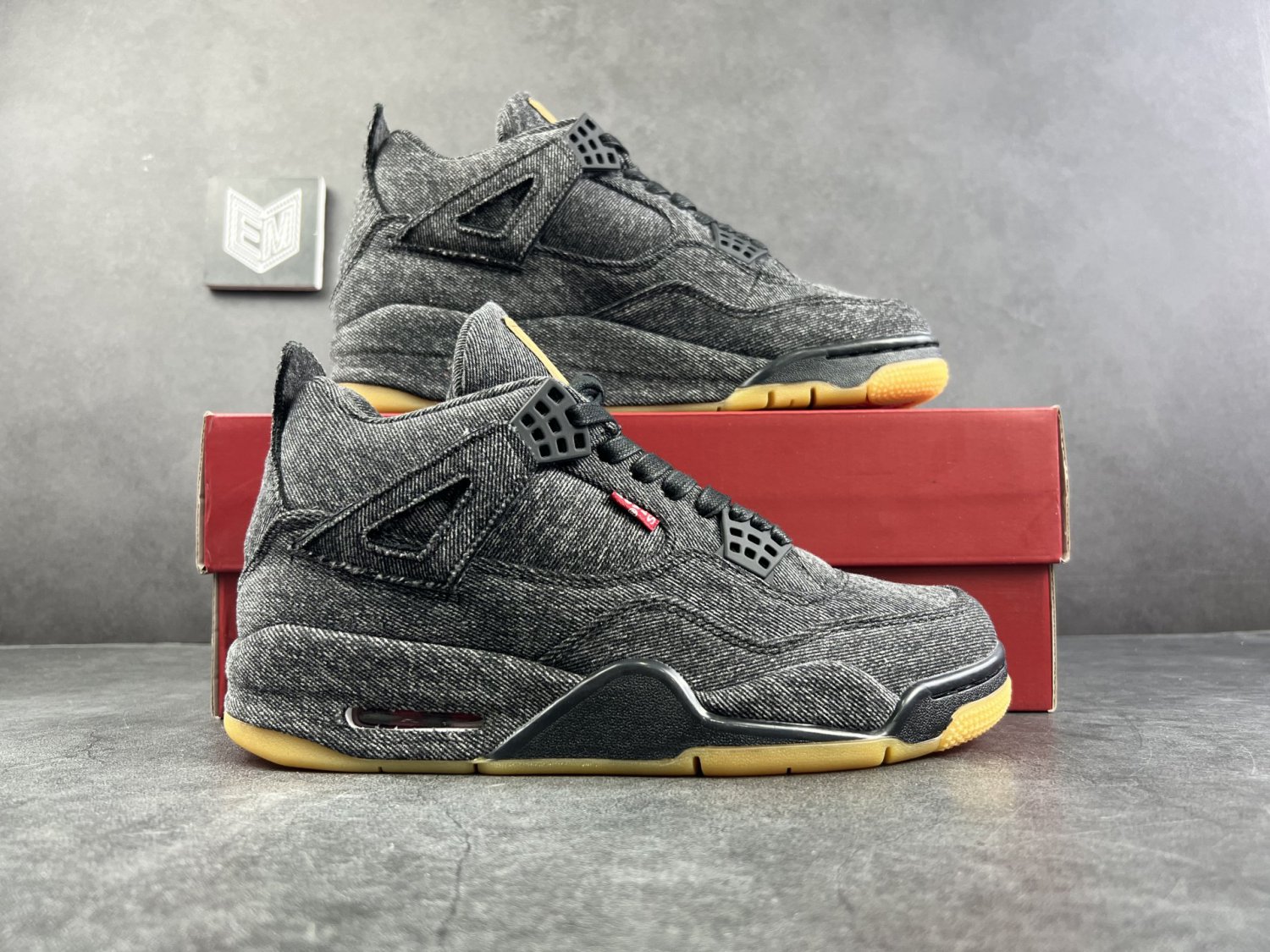 Air Jordan 4 Retro Levi's Black (GS)