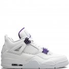 Air Jordan 4 Retro Metallic Pack - Purple sneakers