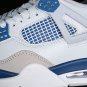 AIR JORDAN 4 RETRO MILITARY BLUE 2024 OFF-WHITEMILITARY BLUENEUTRAL GREY