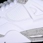 AIR JORDAN 4 RETRO WHITE OREO WHITEGREY