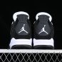AIR JORDAN 4 RETRO WHITE THUNDER BLACKWHITEBLACK