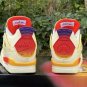 Air Jordan 4 Retro WhiteOrangeBlue