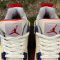 Air Jordan 4 Retro WhiteOrangeBlue