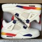 Air Jordan 4 Retro WhiteOrangeBlue