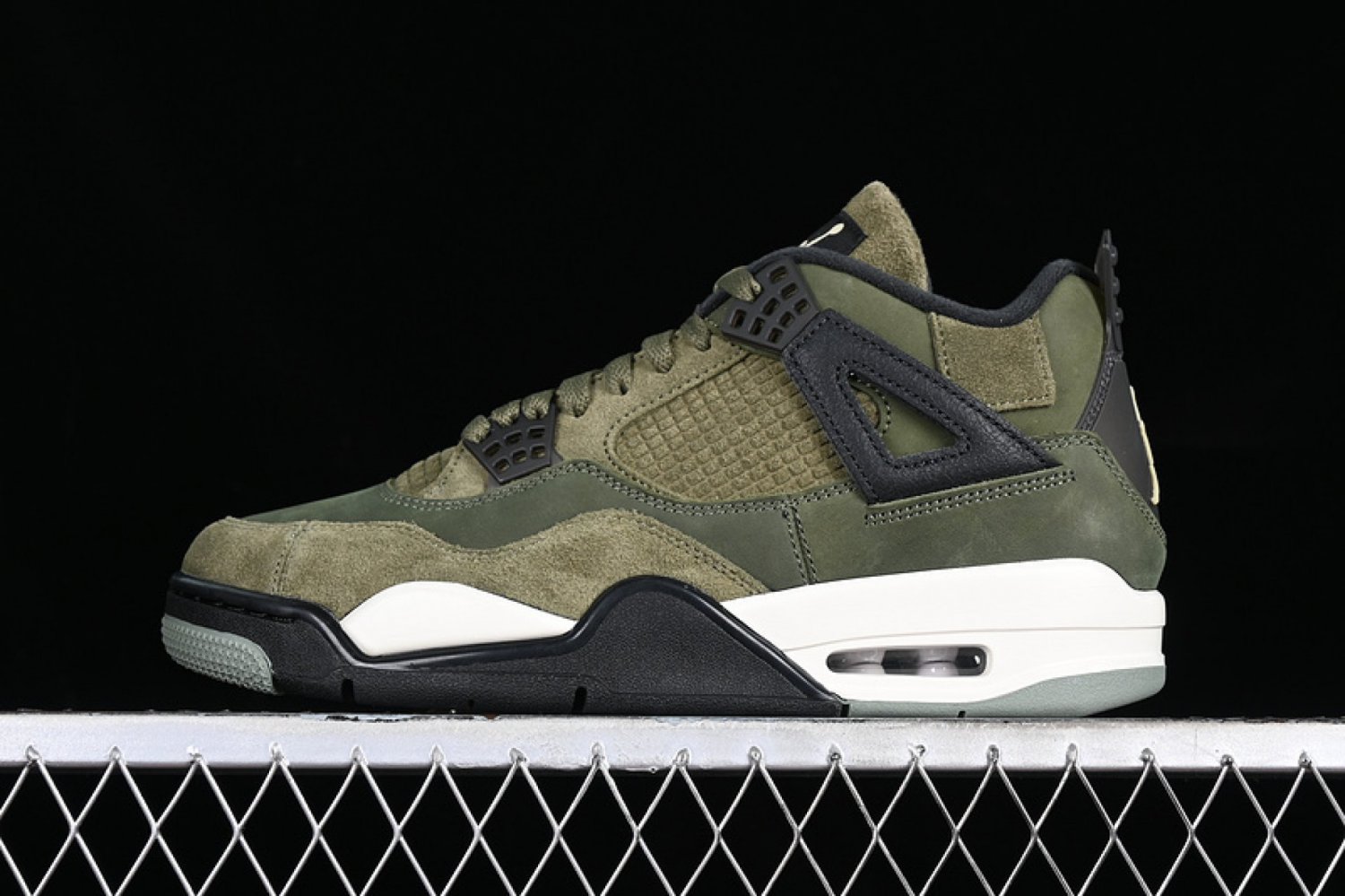 AIR JORDAN 4 SE CRAFT MEDIUM OLIVE BROWNGREENBLACKWHITE