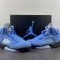 Air Jordan 5 &acirc;��UNC&acirc;�� University BlueBlack-White DV1310-401