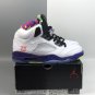 Air Jordan 5 Alternate Bel Air White Court Purple Racer Pink Ghost Green