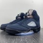Air Jordan 5 Georgetown Midnight Navy Black Football Grey