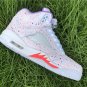 Air Jordan 5 GS Easter White Laser Crimson Voltage Purple