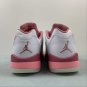 Air Jordan 5 Low White Coral Chalk Desert Berry Black