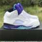 Air Jordan 5 NRG &acirc;��Fresh Prince&acirc;�� WhiteGrape Ice-Black-New Emerald