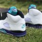 Air Jordan 5 NRG &acirc;��Fresh Prince&acirc;�� WhiteGrape Ice-Black-New Emerald