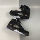 Air Jordan 5 PSG Black White Challenge Red