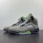 Air Jordan 5 Silver Green Bean Flint Grey