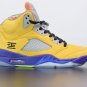Air Jordan 5 What The Varsity Maize Court Purple Ghost Green Solar Orange