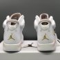 Air Jordan 6 Gold Hoops White Sail Metallic Gold Barely Rose