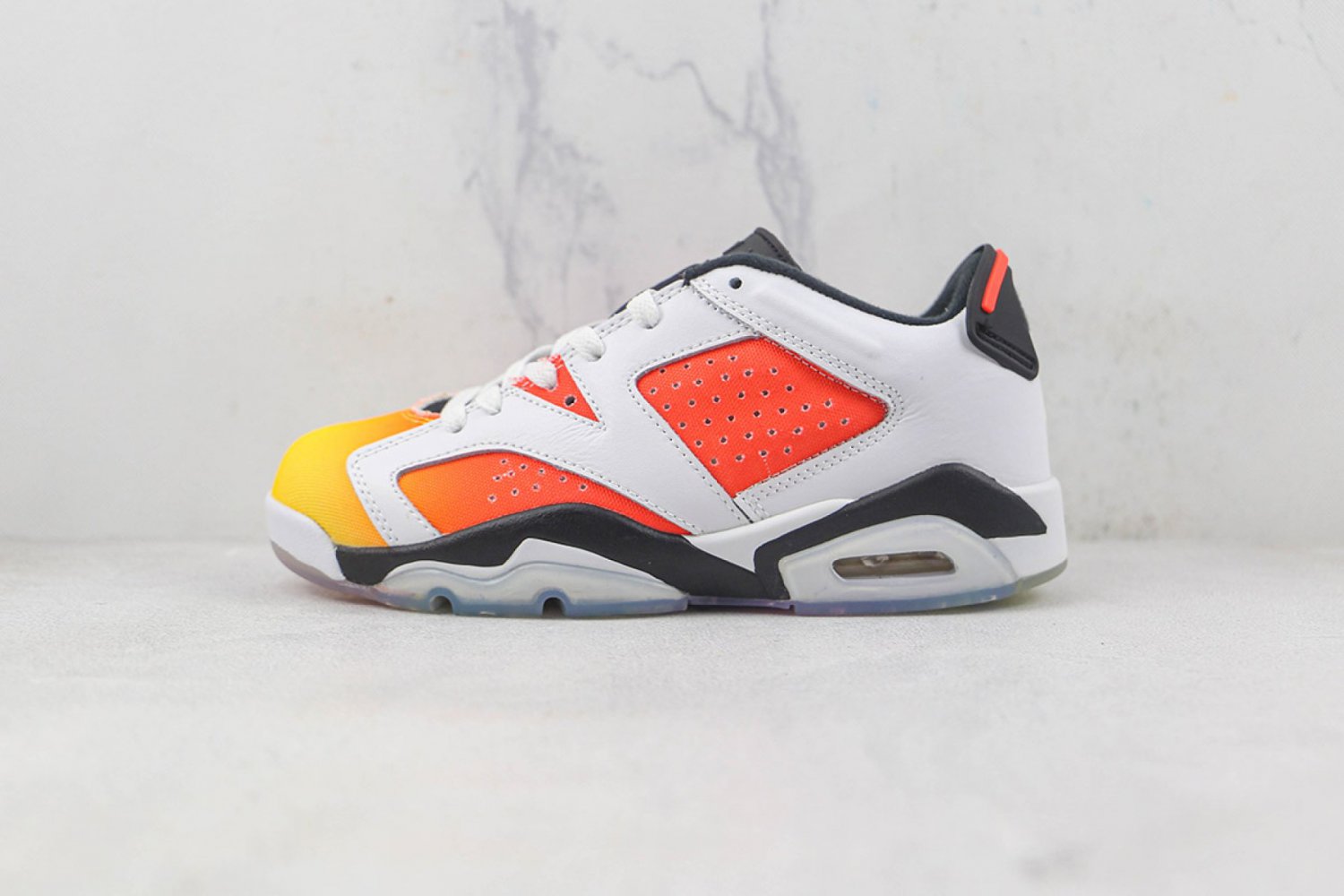 Air Jordan 6 Low Dongdan White Black Tour Yellow Total Orang
