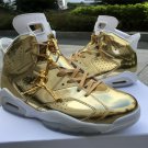 Air Jordan 6 Pinnacle Metallic Gold White