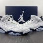 Air Jordan 6 White Midnight Navy