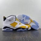 Air Jordan 6 White Yellow Ochre Black