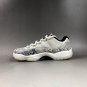 Air Jordan 11 Low &acirc;��Snakeskin&acirc;�� Light BoneUniversity Red-Sail-Black