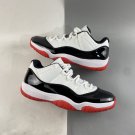 Air Jordan 11 Low White Bred White University Red Black True Red