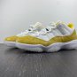 Air Jordan 11 Low Yellow Snakeskin White Tour Yellow Sail