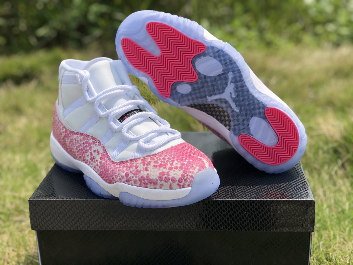 Jordan 11 snakeskin box on sale