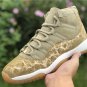 Air Jordan 11 WMNS Neutral OliveSail-Gum Light Brown
