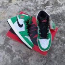 Jordan 1 High OG Lucky Green Black And White