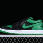 JORDAN 1 LOW &acirc;��BLACK LUCKY GREEN&acirc;��