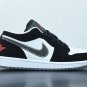 Jordan 1 Low Black White Wolf Grey Infrared 23