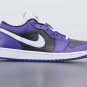 Jordan 1 Low Court Purple Black