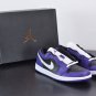 Jordan 1 Low Court Purple Black