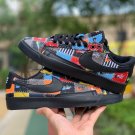 Jordan 1 Low Graffiti Black