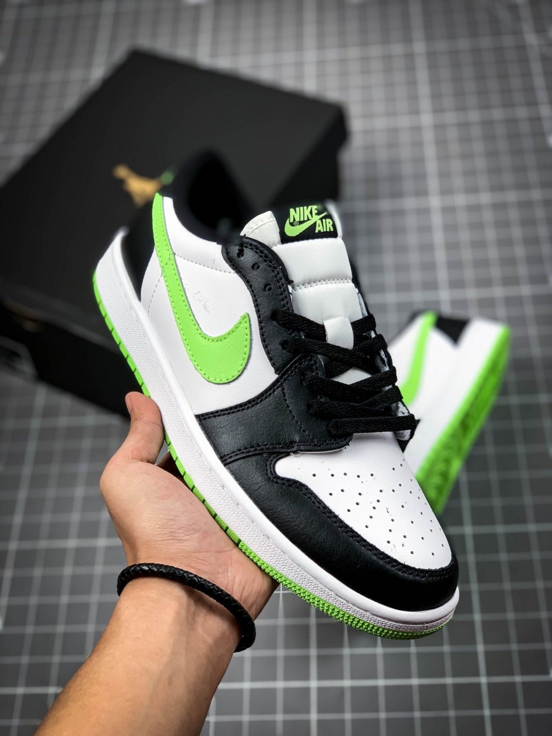 Jordan 1 Low GS Green