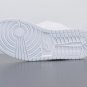 Jordan 1 Low Triple White Tumbled Leather
