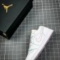 Jordan 1 Low White Green Pink