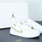 Jordan 1 Low White Metallic Gold