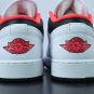 Jordan 1 Low White Red Black