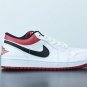 Jordan 1 Low White University Red Black