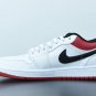 Jordan 1 Low White University Red Black