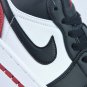 Jordan 1 Low White With Black & Red