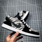 Jordan 1 Low Zebra Black White
