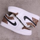 Jordan 1 Low White Brown