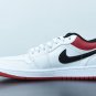 Jordan 1 Low White University Red Black
