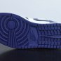 Jordan 1 Low White With Navy Blue & Purple